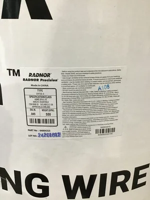RADNOR ER70S-6 .045″ Steel MIG Welding Wire 550 lb Drum 64004315 – Precision