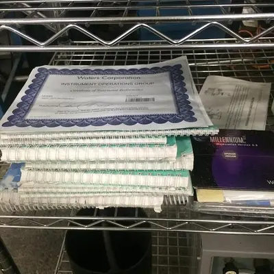 USED WATERS HPLC