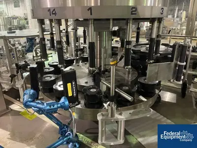 USED Quadrel Quadrel Wrap Around Labeler, Model Rotary