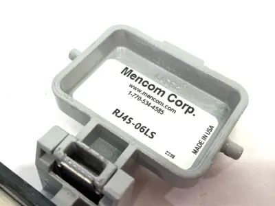 USED MENCOM PANEL INTERFACE CONNECTOR WITH, RJ45, IN A 06LS HOUSING