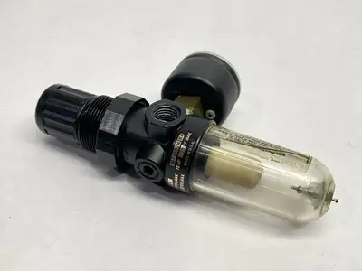USED NORGREN PNEUMATIC FILTER REGULATOR 1/4" NPT