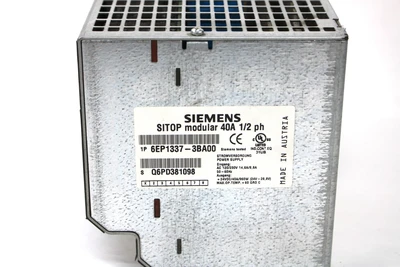 Used SIEMENS 6EP1337-3BA00 Power Supplies Kentucky US | Industrial Parts R Us Inc. #356350