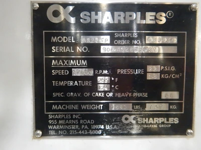 USED SHARPLES AS26SP