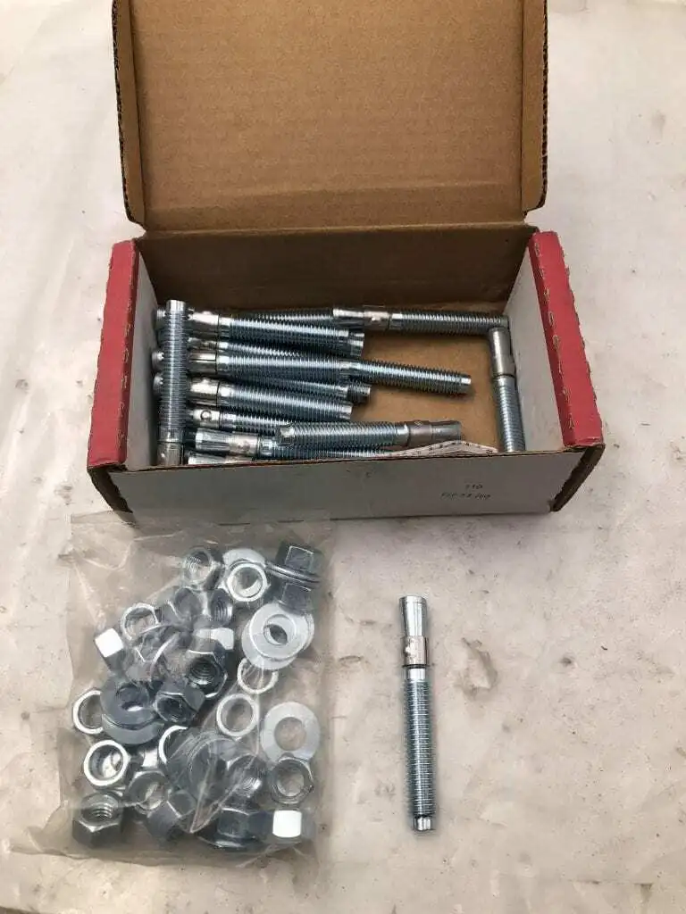 Red Head TRUBOLT WS-1236 1/2″ X 3-3/4″ Wedge Anchor -NIB of 25