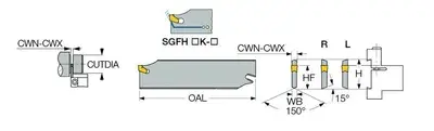 USED ISCAR SGFH 32-5
