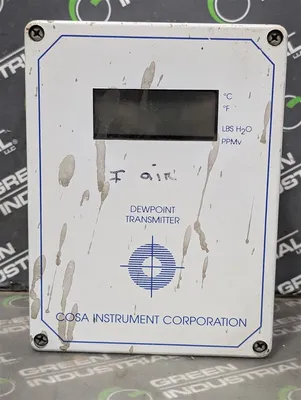 Cosa Instrument Corp XDT-R-0-0-AI-4-20-0-100-6 Xentaur Dewpoint Transmitter Used