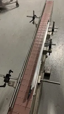 Used 9’ Long Stainless Steel Motorized Conveyor
