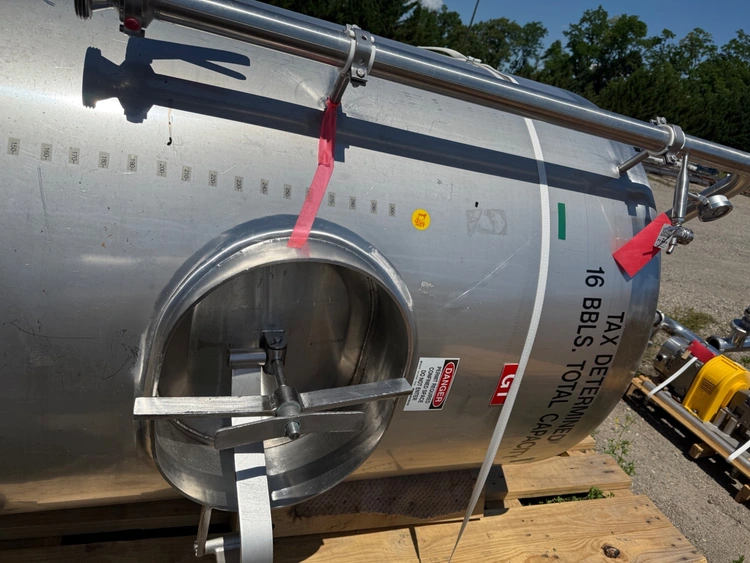 Used DME BREWING SOLUTIONS 500 GALLON Stainless Steel Tanks New Jersey US | Perry Equipment #1144916