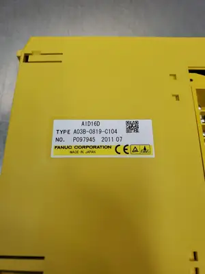 USED FANUC A03B-0819-C104 (AID16D) PLC MODULE