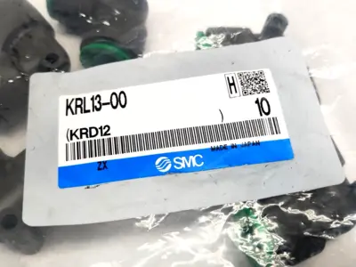 KRL13-00 | SMC  Flame Resistant One-Touch Pneumatic Elbow Fitting 1/2" Tube 10-PK - New