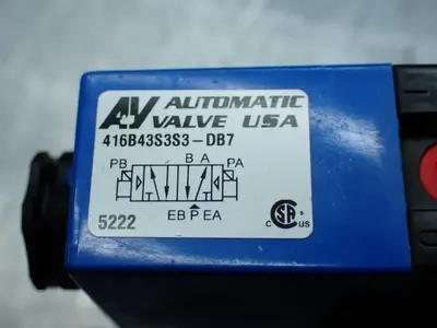 NEW AUTOMATIC VALVE USA 416B43S3S3DB7