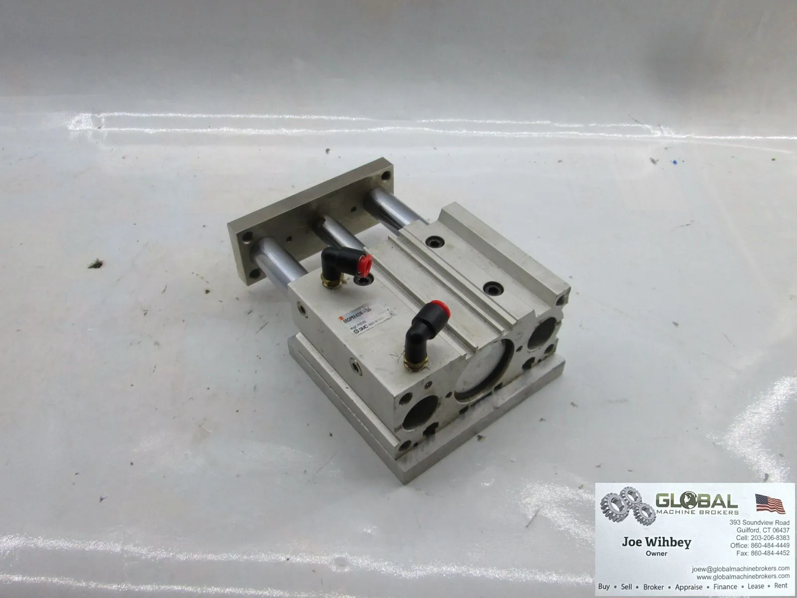 SMC MGPM40N-50 Double Acting Dual Rod Pneumatic Cylinder 50mm Stroke