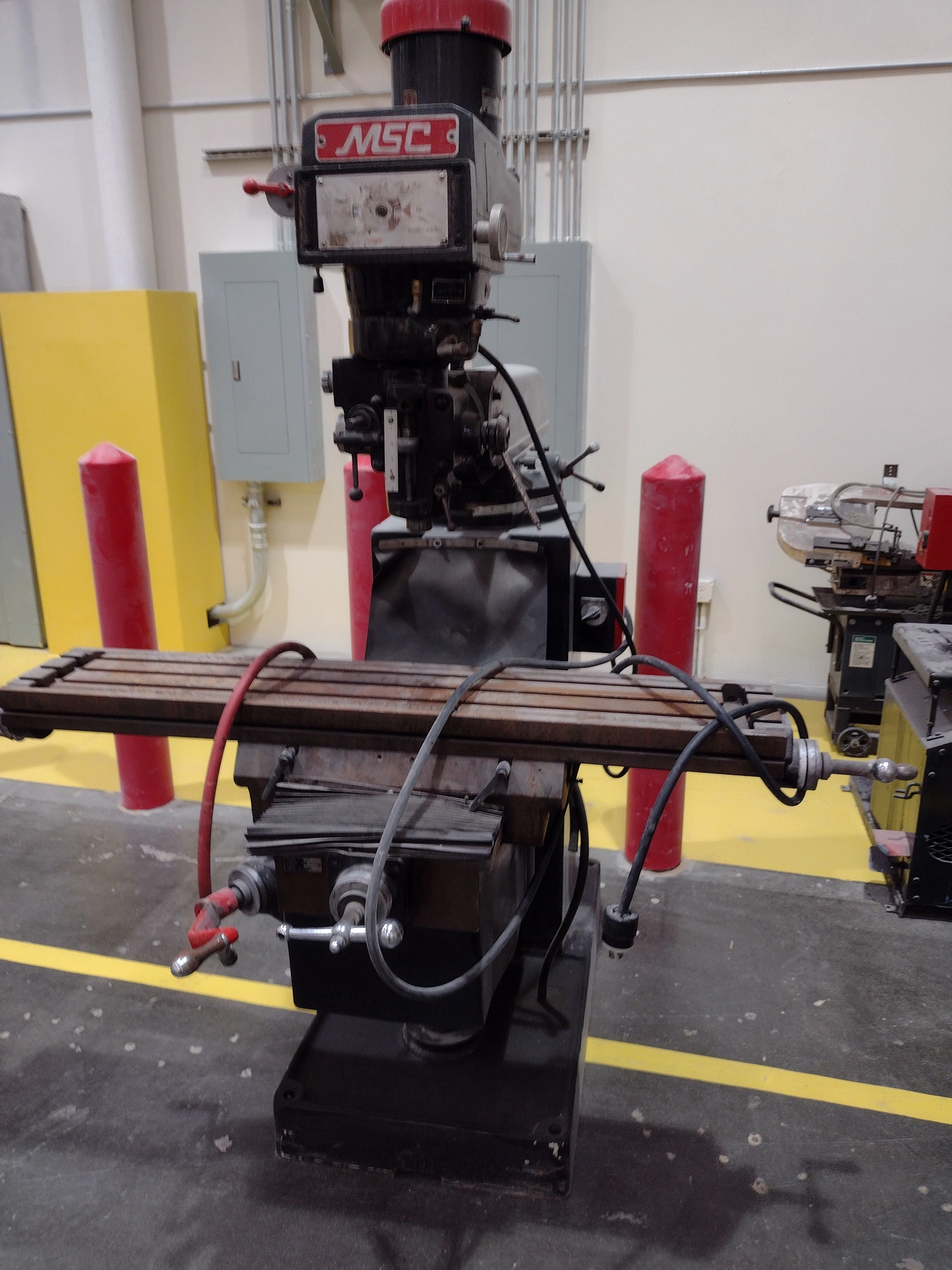 USED MSC VERTICAL MILL 9X42