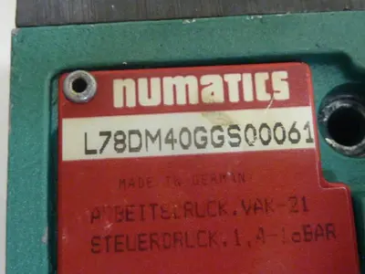 USED NUMATICS L78DM40GGS00061