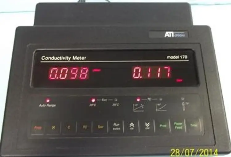 Used READ 170 SERIAL NO. 52475004 FRONT: DIGITAL R pH Meter Texas US | Bamko Surplus Process Equipment #934873
