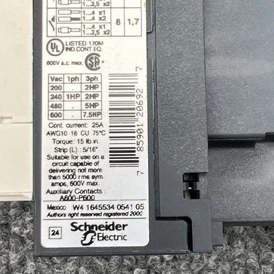 Used Schneider Electric LC1D09BD PLC Contactors California US | Davliegogo LLC #1706575