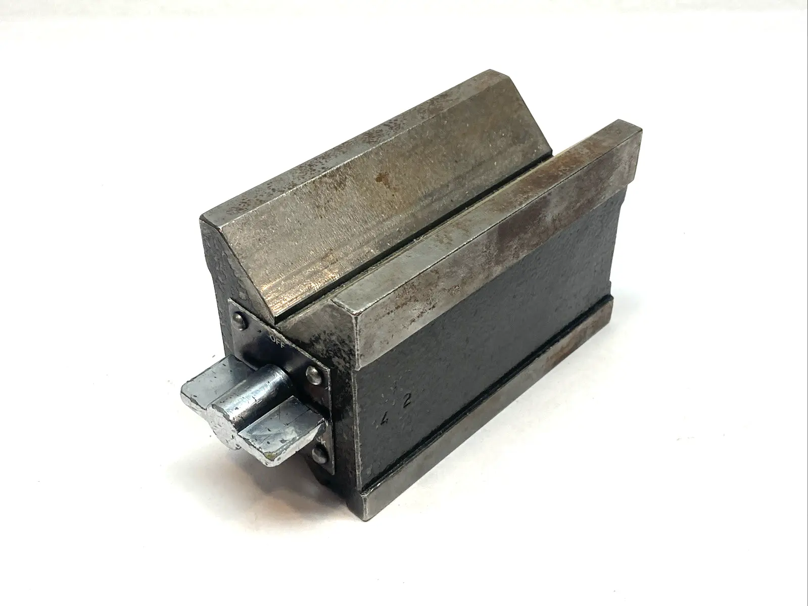 Magnetic Vee Block 6" Dual Sided V-Block w/ Switch