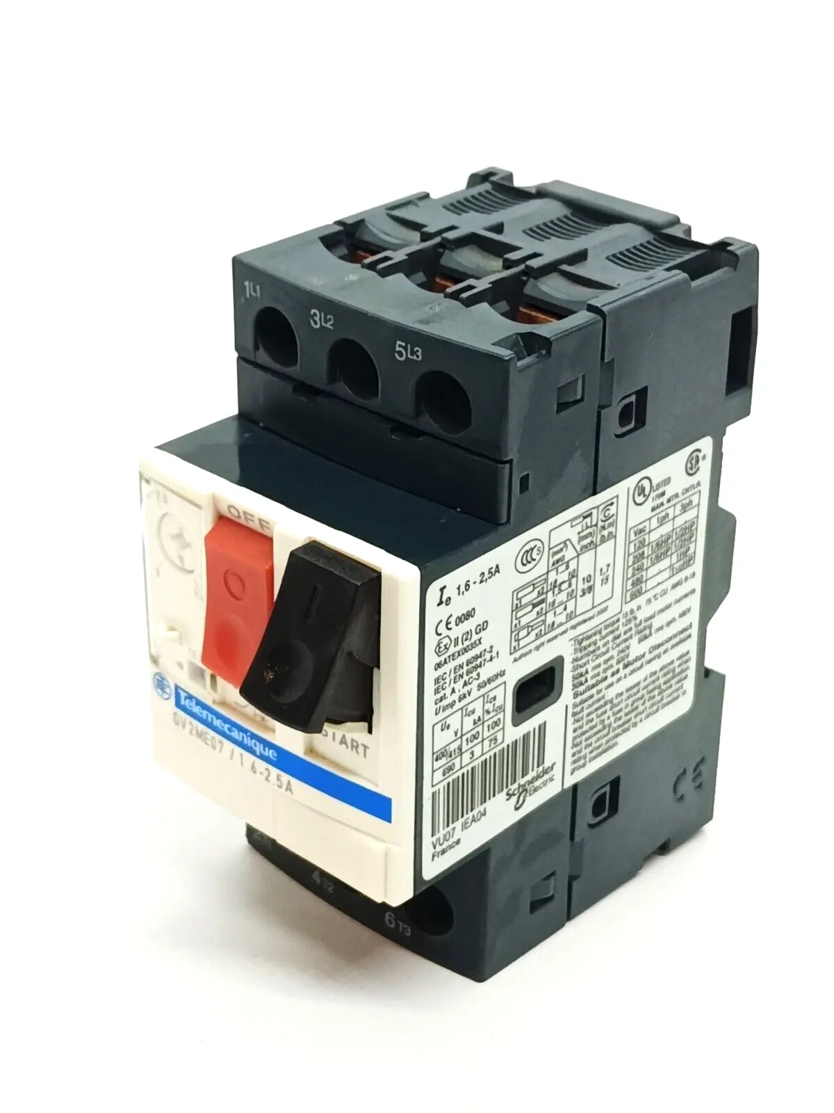 USED TELEMECANIQUE MANUAL MOTOR STARTER 1.6-2.5A