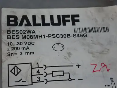 USED BALLUFF BES02WA