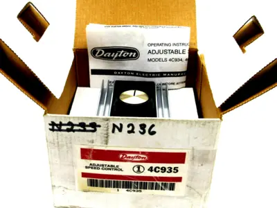 NEW DAYTON 4C935 ADJUSTABLE SPEED CONTROL