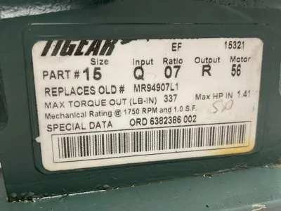 New | in-Stock TIGEAR MR94907L1 Industrial Controls | Surplus Asset Holdings #1221450