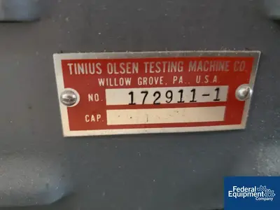 USED Tinius-Olsen Tinius-Olsen Extrusion Plastometer