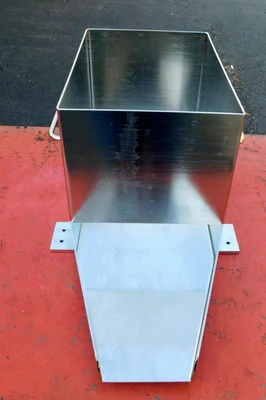 USED SANITARY BULK HOPPER .9 CU/FT