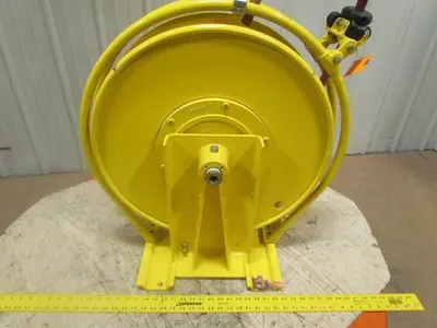 Aero-Motive Pow-R-Matic 200PSI Hose Reel 1/2"ID 50' Spring Return Heavy-Duty