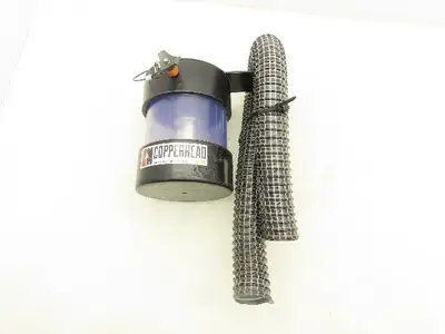 Copperhead Welding Tip Dresser Chip Vacuum Collector Cannister with Hose