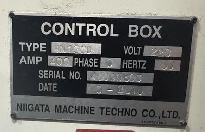 2010 NIIGATA HN-130D Horizontal Machining Centers | Machinery Network (5)