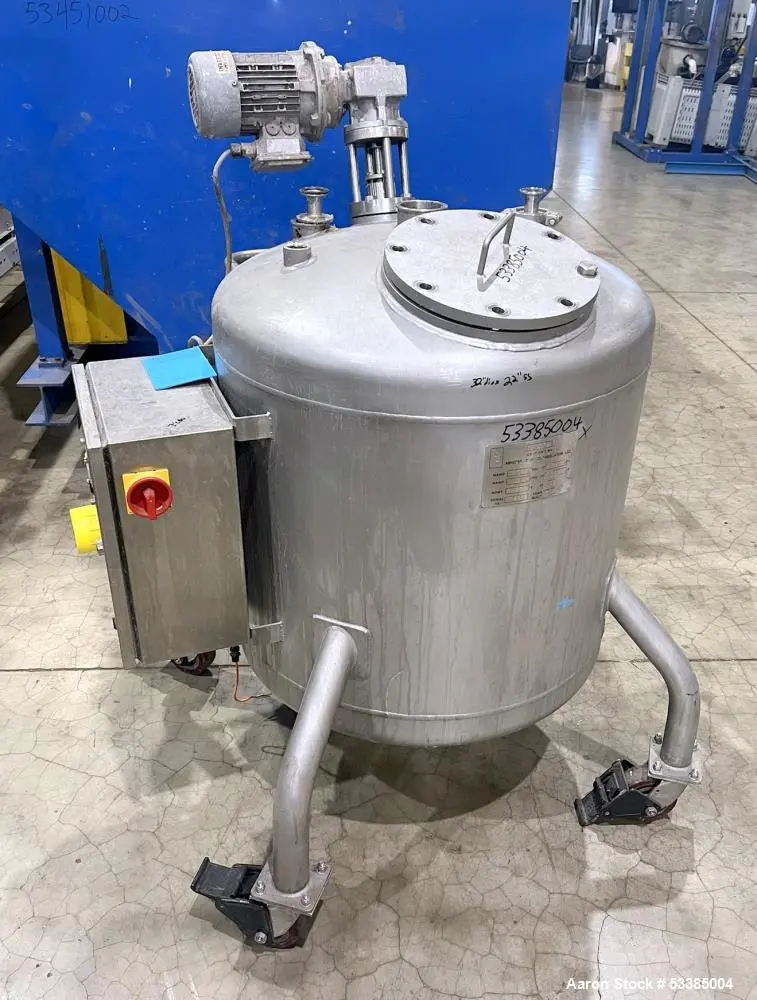 Amherst 304L Stainless Steel 75 Gallon Vertical Pressure Tank