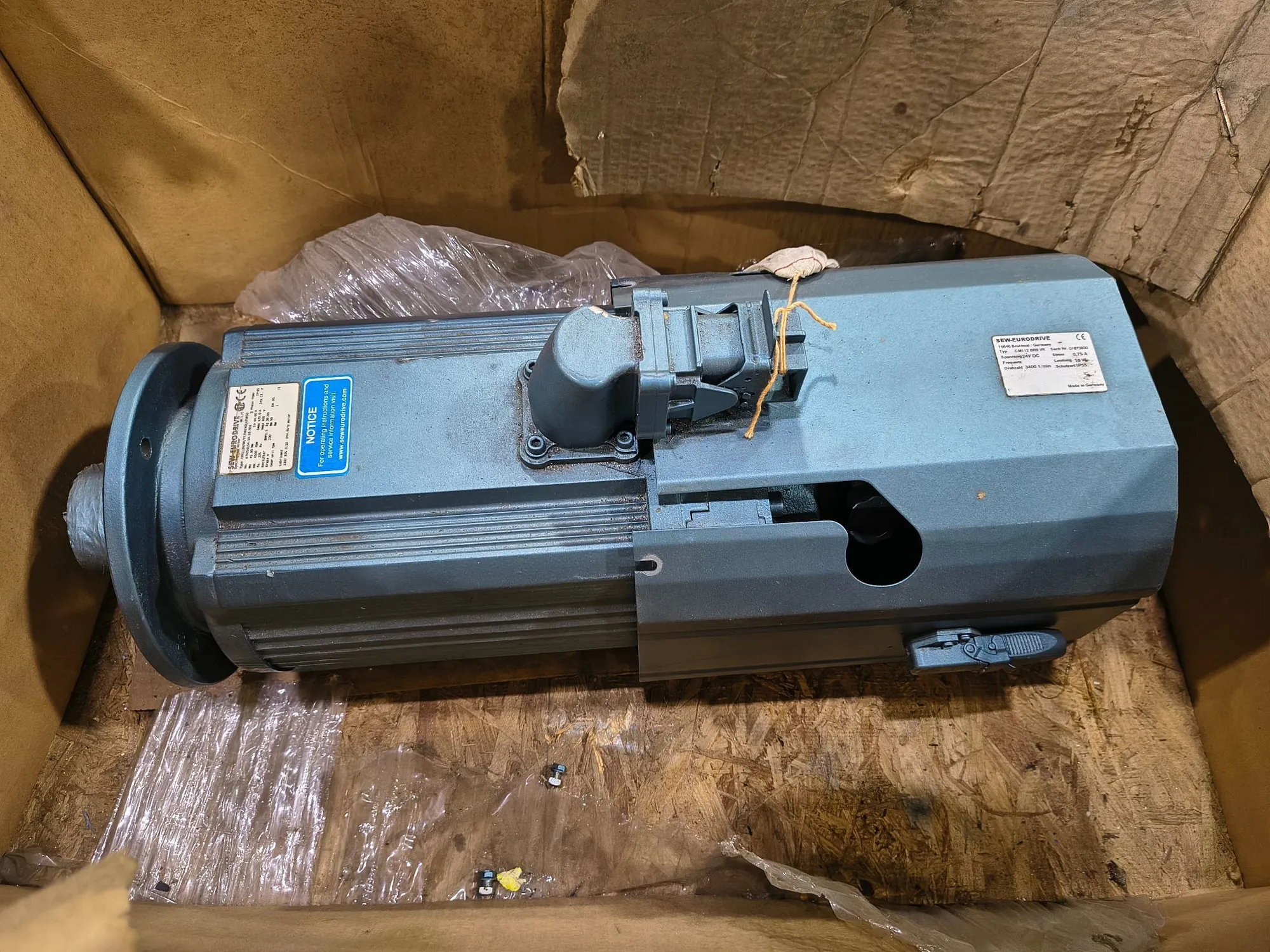 USED SEW-EURODRIVE CPM112M/BR/TF/VR/AS1HSB50