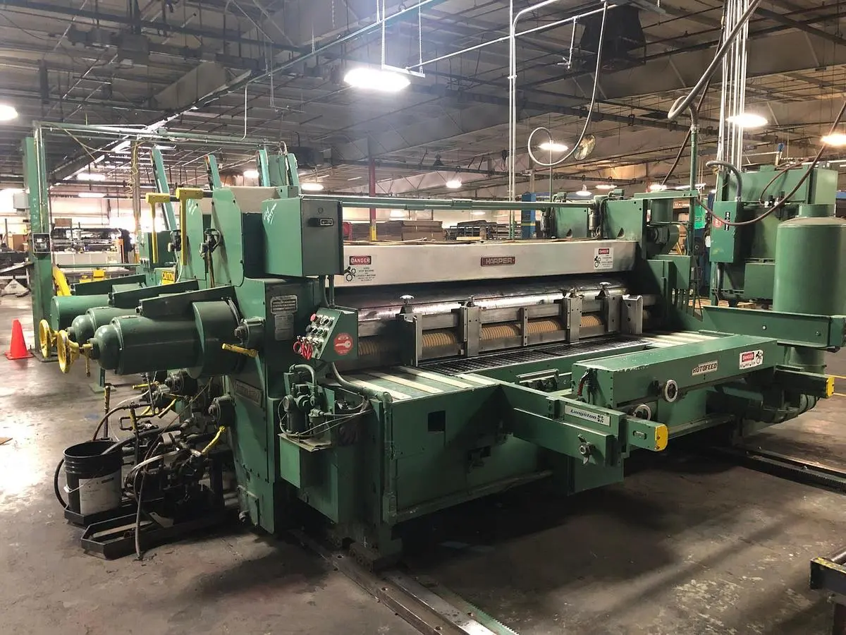 50″ x 113″ Hooper 2 Color Flexo Printer slotter