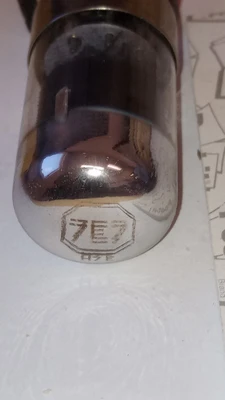 USED RCA 7E7 electron tube