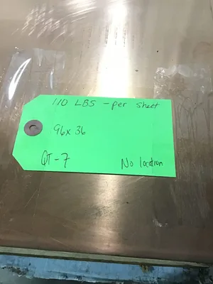 C11000 .093 X 36″ X 96″ Copper Sheets Metal Plate Sheets
