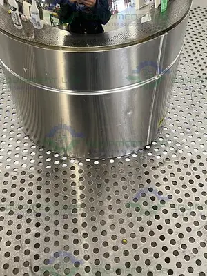 USED POPE SCIENTIFIC 5000 ML SPHERICAL, WIDE MOUTH DEWAR FLASK 76MM OD