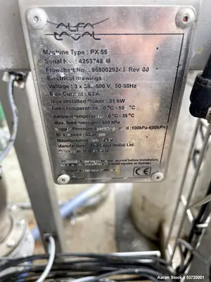 USED ALFA LAVAL PX 55
