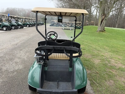 (1) 2015 E-Z-Go golf cart with a Kawasaki gas engine, includes club and ball washer, does not includ...