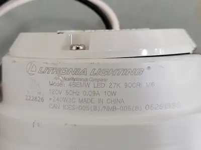 USED LITHONIA LIGHTING 4BEMW-LED-27K-90CRI-M6