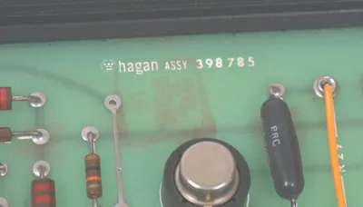 HAGAN 398785 SPEED CHANNEL B BOARD 398782-2-B REPAIRED