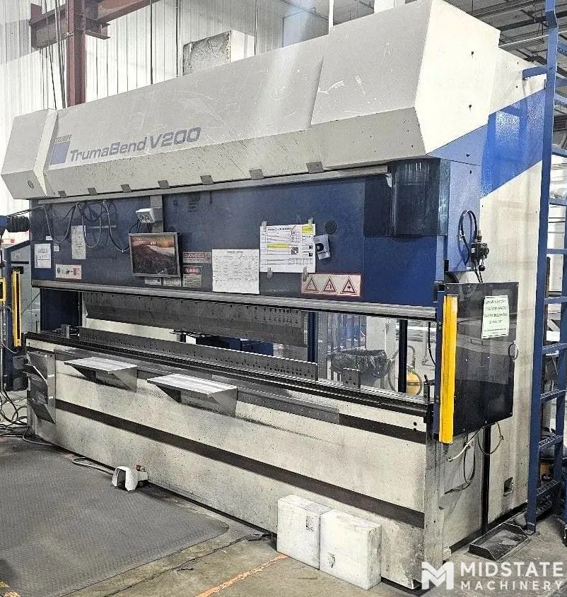 TRUMPF TRUMABEND V200 Hydraulic Press Brake 220 Ton x 13', New in 2005