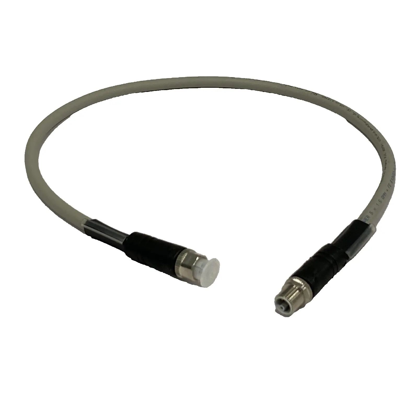 USED PEPPERL + FUCHS CORDSET M12 SOCKET STRAIGHT TO M12 PLUG STRAIGHT L-CODED, 5-PIN