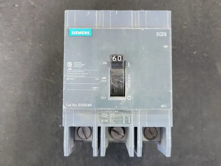 Used SIEMENS BQD6360 Switchgears British Columbia CA | Lenmark #327897