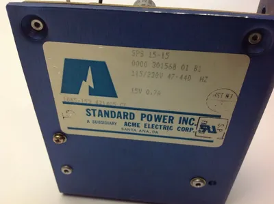 USED STANDARD POWER POWER SUPPLY 15V 0.7A