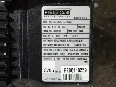 USED ELECTRO CRAFT H4050PH00AA