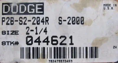NEW DODGE P2B-S2-204R PILLOW BLOCK BEARING 2-1/4" 044621 P2BS2204R