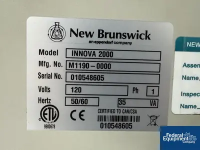 USED New Brunswick New Brunswick Innova 2000 Platform Shaker
