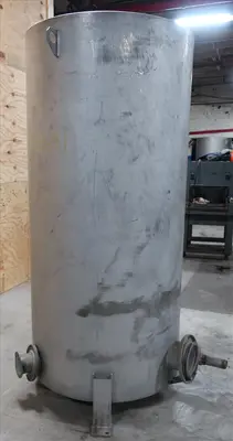 SPC8691  Tank 350 gallon vertical tank, Stainless Steel, flat
