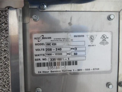 NEW Alto-Shaam VMC-H3H
