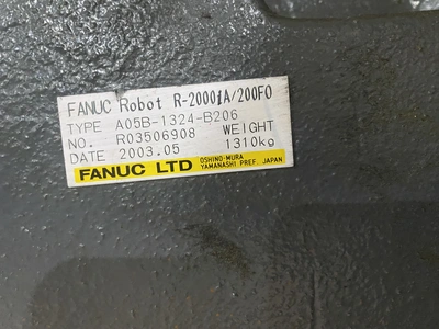 Used FANUC R-2000iA/200FO + RJ3iB Robots Michigan US | iGAM Industrial Marketplace #44967